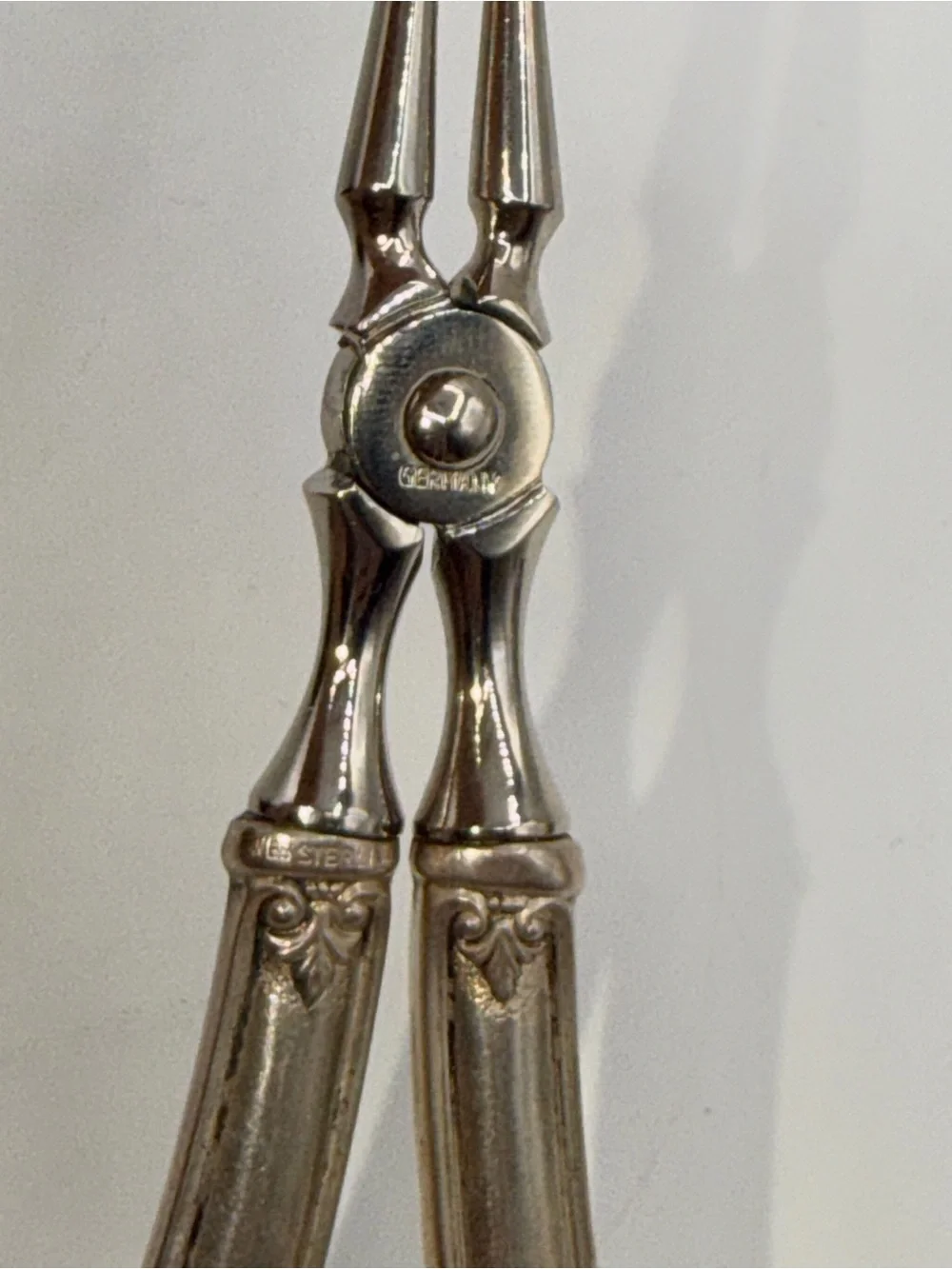 Vintage Sterling Silver Toast/Asparagus Tongs